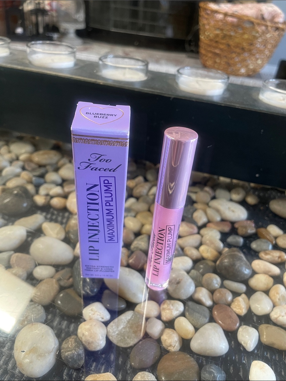 Too Faced Lip Injection Maximum Plump in Blueberry Buzz